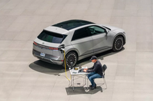 Load image into Gallery viewer, V2L Vehicle to Load Adapter - J1772 Plug (North America) to AC Outlet - Mak Electric Vehicle Battery Power Source