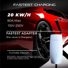 Load image into Gallery viewer, PROTONA Tesla to J1772 Adapter - Charge Non-Tesla EVs with Tesla Chargers - 80A 250V 20KW High Power Transfer - Ultra-compact