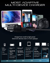 Load image into Gallery viewer, MANINAM Super Fast USB C Car Charger for Samsung S21 S20 Ultra Note 20 10 Plus Super Fast Charging 2.0 [73W Turbotive] Pro 55W PPS Charger Adapter for iPhone 12 11 MacBook Laptops - maninam-power
