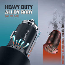 Load image into Gallery viewer, MANINAM USB C Car Charger Adapter - 138W Monster Adaptive Power with Multi USB to Cover All - Super Fast Car Charger [TURBOTIVE Tech] with 100W USB C Cable
