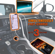 Load image into Gallery viewer, MANINAM USB C Car Charger Adapter - 138W Monster Adaptive Power with Multi USB to Cover All - Super Fast Car Charger [TURBOTIVE Tech] with 100W USB C Cable
