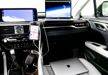 Load image into Gallery viewer, MANINAM 101W Luxury Leather Cover Metal Super Fast Car Charger - maninam-power
