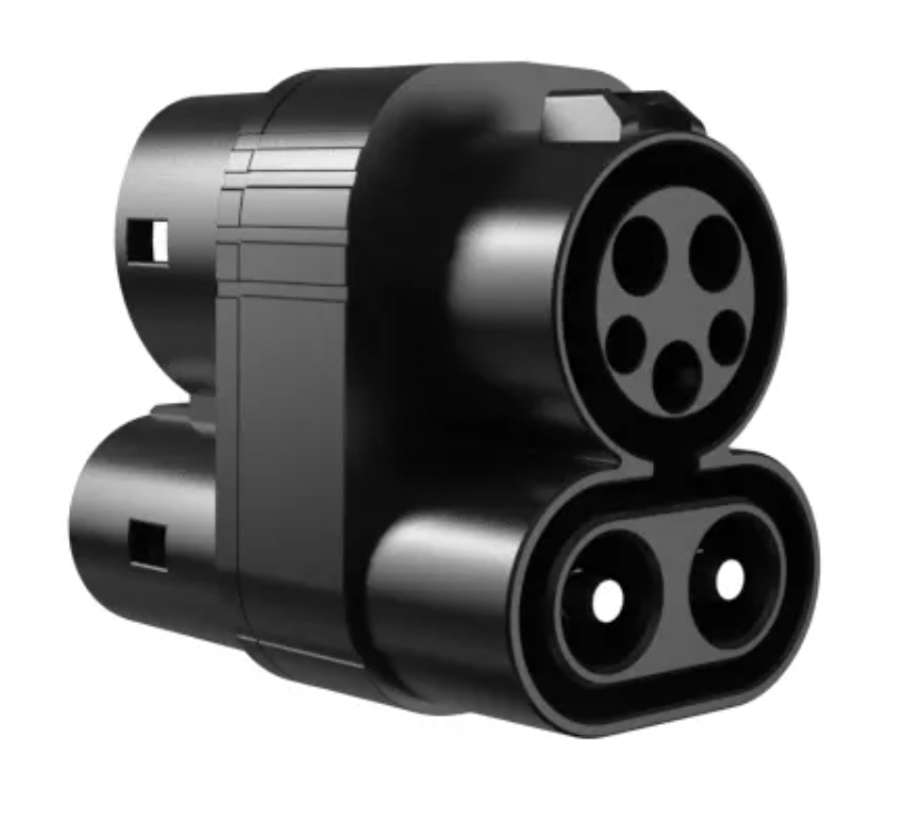 MANINAM CCS1 American EV Charging Station to CCS2 European Electric Car Charger Adapter - For DC Fast Charging