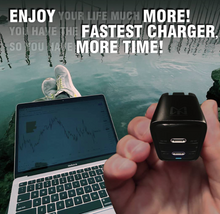 Load image into Gallery viewer, MANINAM Tiny Dual USB C Charger Block [New Durable Design]
