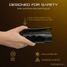 Load image into Gallery viewer, PROTONA Tesla to J1772 Adapter - Charge Non-Tesla EVs with Tesla Chargers - 80A 250V 20KW High Power Transfer - Ultra-compact
